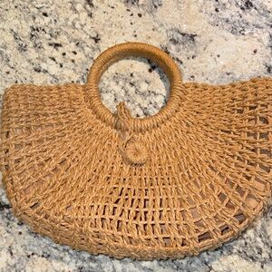 Handwoven Tan Women's Bag